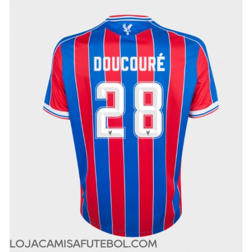 Camisa de Futebol Crystal Palace Cheick Doucoure #28 Equipamento Principal 2025-26 Manga Curta